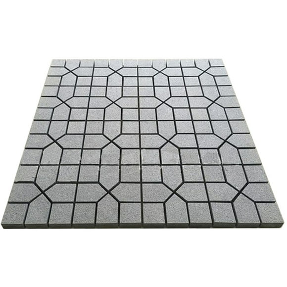 Flmtop 40cmx40cm Cement Brick Concrete Paver DIY Plastic Path Maker Square Paving Mold