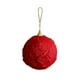 thumbnail image 2 of Bolas de espuma navideñas colgantes | Textura de tela estampada Stickys | Colores beige, rojo, blanco y gris | Esferas decorativas ligeras y duraderas de 8 cm para decorar árboles, ventanas,, 2 of 6