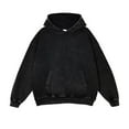 thumbnail image 3 of Hoodie Womens Sweatshirt Oversized Hoodie Women Casual Lightweight Zip Up Hoodie Distressed Women's Hoodie Oversized Washed Pullover Casual Streetwear Comfortable Soft Lined Sweatshirt For Women, 3 of 3