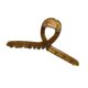 thumbnail image 2 of Pinza de pelo de resina gruesa de 5,9 pulgadas, pasadores decorativos texturizados de agarre fuerte, pinzas de garra L marrón, 2 of 5
