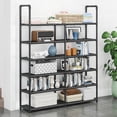 thumbnail image 4 of Qocolhg 6 Tier Large Stackable Shoe Rack Organizer,Waterproof Non-Woven Fabric Shoes Organizer for 10 Pairs of Shoes,Closet Entryway Bedroom Footwear Rack, Easy to Assemble, Black, 4 of 7
