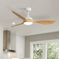 thumbnail image 4 of Jopath 56 Inch Modern Ceiling Fans with Dimmable LED Light and Remote Control Quiet DC Reversible Motor for Indoor and Outdoor, 4 of 9