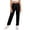 Black, variant on Girls Stretch Dress Pants with Pockets Back to School School Uniform Trousers Size 13-14 Years