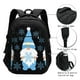 thumbnail image 3 of Balery Christmas Gnome Snowflake Mochila con carga USB para hombre y mujer - Mochila impermeable y antirrobo para portátil con puerto USB para viajes, trabajo, estudios y universidad, 3 of 7