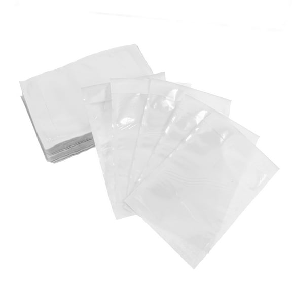 Hemoton 100pcs Clear Adhesive Packing List Pouches, Transparent Shipping Label Envelopes, Self-Seal Document Bags for Secure Labeling