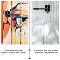 thumbnail image 2 of NICEXMAS 1Set Iron Fence Lock Gravity Lever for Wood Fence Outdoor Gate Hardware 5.7X1.8X2.2in, 2 of 8