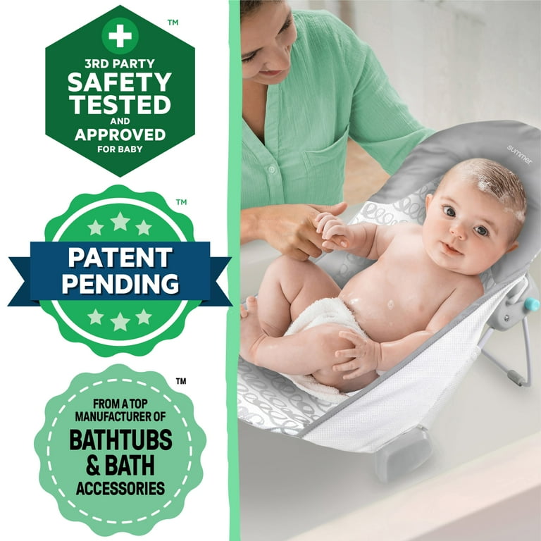 Ingenuity Baby Bather Gray 2-Position Foldaway Support for