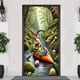 thumbnail image 4 of pstuiky Cortina de puerta de Pascua adecuada para grandes suministros de fiesta decoración de pared de jardín fondo de decoración navideña, 4 of 6