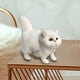 thumbnail image 5 of Figuras de gato de simulación en miniatura Colección de juguetes Figuras de gatitos realistas para Blanco, 5 of 7