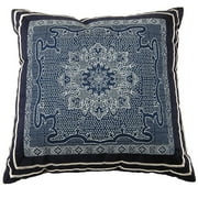 Boardwalk Bandana Decorative Pillow, Navy