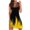 Yellow Womens Summer Dress, variant on USSUMA Sleeveless Sundresses for Women Floral Tie Dye Midi Beach Party Dresses Sexy Cut Out Flowy Swing Knee Length Sun Dresses Women's Summer Casual V-Neck Dress Wedding Guest