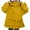 Yellow, variant on Fesfesfes Clearance Women Plus Size Hooded Tops Creative Frog Hoodie Tops with Pocket Cute Design Pullover Sweatershirt