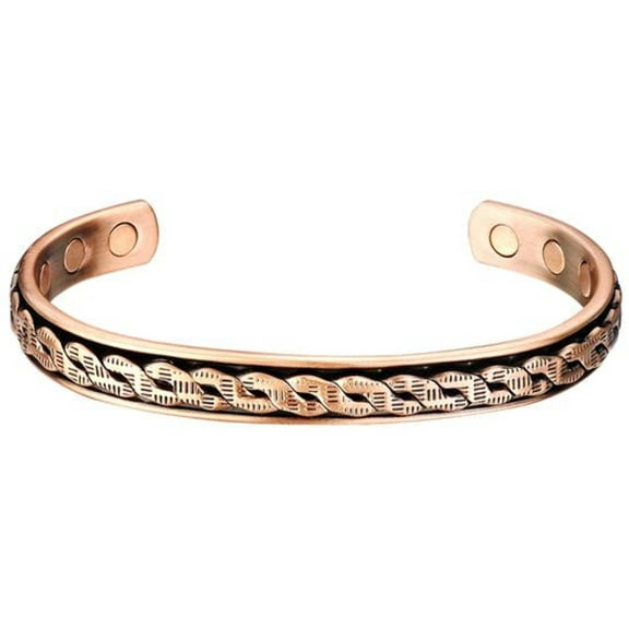 "Vines Of Life" Copper Bracelet With Magnets