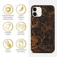 thumbnail image 4 of Case Yard Wooden Case for iPhone-11 Soft TPU Silicone cover Slim Fit Shockproof Wood Protective Phone Cover for Girls Boys Men and Women Supports Wireless Charging Vintage Sea Design, 4 of 7