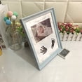 thumbnail image 5 of Baby Hand and Footprint Kit, Newborn Handprint Foot Print Keepsake Frame, Dog Pet Paw Prints Clay Kits Picture Frames, Baby Shower/Mom To Be/New Parents/Boy Girl Gift (White), 5 of 7