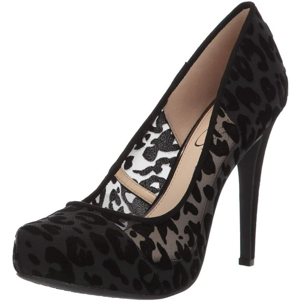 jessica simpson leopard platform heels