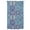 Blue, variant on Sheer Curtains 45 Inch Length, Vintage Morocco Semi Sheer Curtains Light Filtering Window Treatment, Traditional Tribal Abstract Geometric Blue Privacy Voile Drapes for Living Room 52x45 Inch