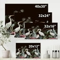 thumbnail image 4 of Designart ' Chinoiserie With Peonies and Birds III ' Traditional Canvas Wall Art Print, 4 of 4