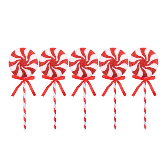 Tizuqe Assorted Color Christmas Candy Canes Decoration Perfect for Holiday Decors Cheer