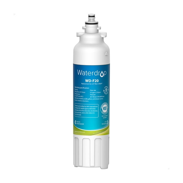 ¿Reemplazo de gota de agua Adq73613401 para Lg? ¿LT800P? Adq73613402 Adq73613408 Adq75795104 Kenmore 9490 Lsxs26326S Lmxc23746S Lsxs26366S Filtro de agua para refrigerador Wd-F20 (el paquete puede va