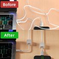 thumbnail image 3 of Organizador de Cables Hugtrwg Soporte Adhesivo 6 Suaves y Ajustables, 3 of 9