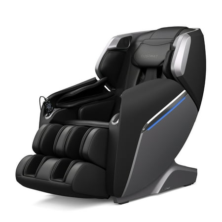 Costway Full Body Zero Gravity Massage Chair w/SL Track Voice Control Heat Black