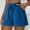 Blue, variant on Tdoqot Womens Athletic Shorts with Pockets- Elastic Waist Quick-Dry Summer Casual Cotton Active Running Shorts Blue Size M