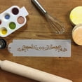 thumbnail image 3 of Designer Stencils Florentine Scroll Cake Side Stencil, Beige/Semi-Transparent, 3 of 4