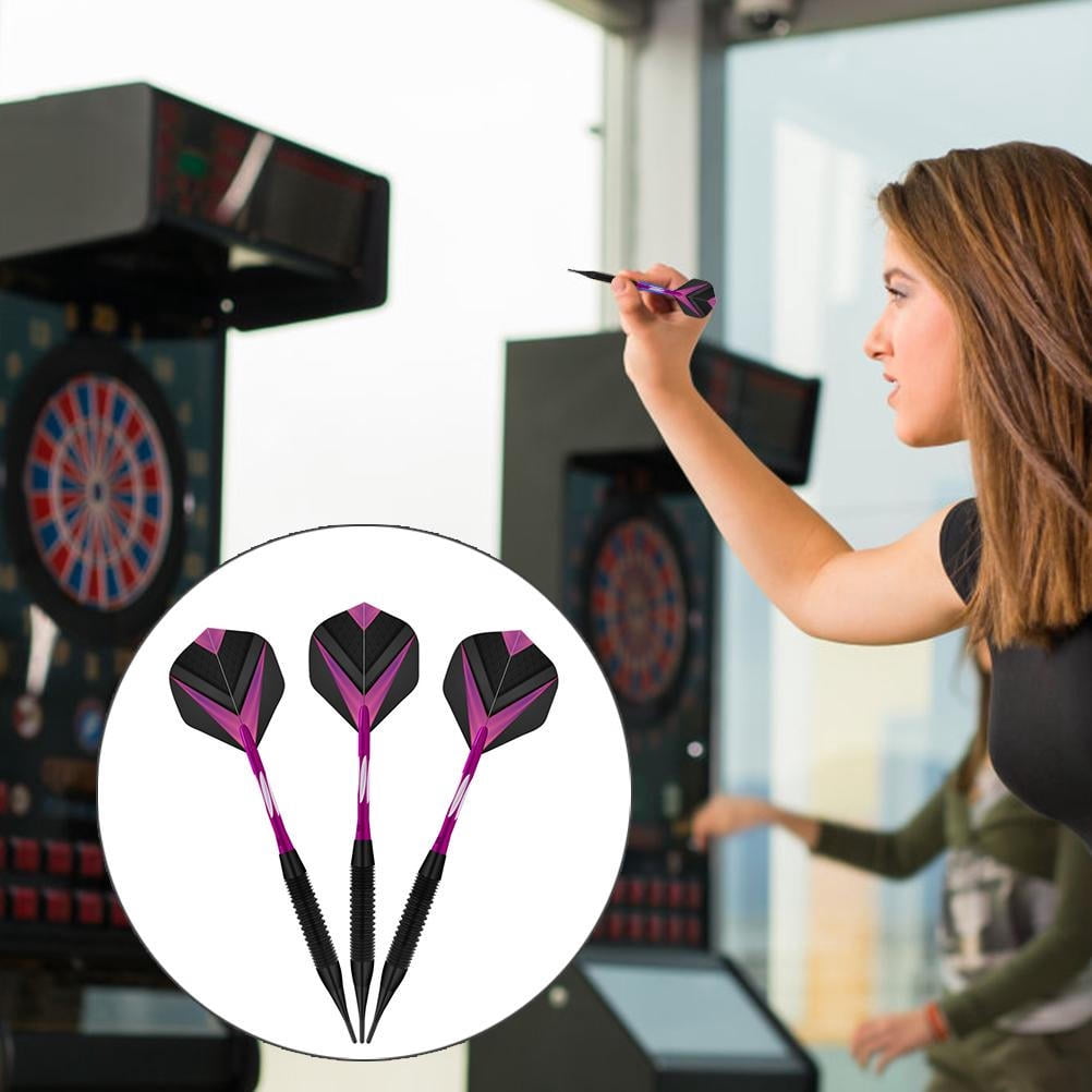Professional Soft Tip Darts Set for Electric Dart Board Darts Plastic Tips with Storage Case Gift for Dart-Lovers