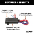 thumbnail image 2 of CURT 52025 Trailer Breakaway System Battery Charger, 2 of 2