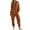 Brown, variant on Women's Jumpsuits Fall Long Sleeve Rompers One Piece Outfits For Women 2025 Button up Lounge Wear