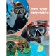 thumbnail image 3 of Máscara de buceo con vidrio templado antiniebla, antifugas, equipo de snorkeling, 1 Afortunado Sencillez, 3 of 5