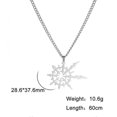 thumbnail image 5 of New Chaos Star Necklace Nautical Pirate For Men Stainless Steel Pendant Necklaces Gothic Punk Amulet Jewelry Gift, 5 of 5