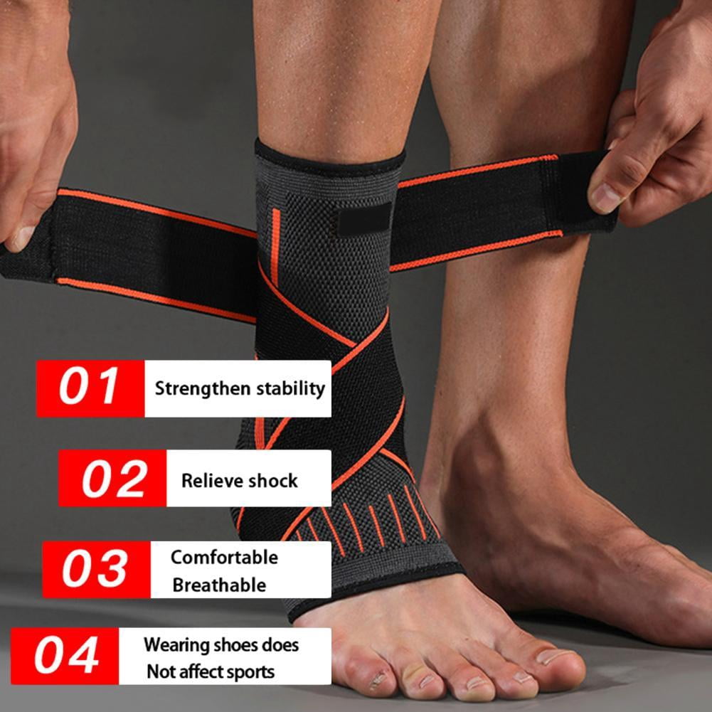 Protective Football Ankle Support Basketball Ankle Brace Compression Nylon Strap Belt Ankle Protector