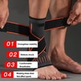 thumbnail image 2 of Protective Football Ankle Support Basketball Ankle Brace Compression Nylon Strap Belt Ankle Protector, 2 of 9