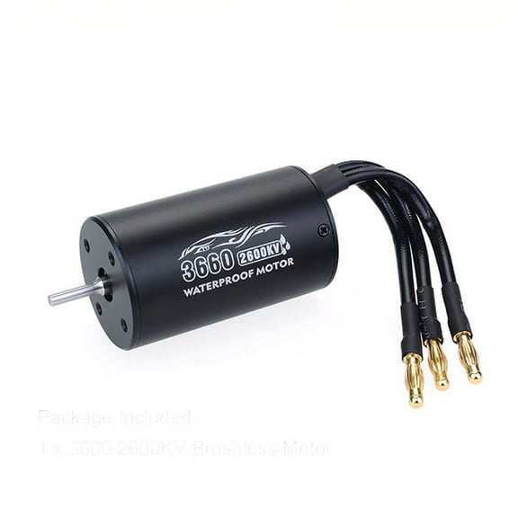 Brushless Motor for RC, Waterproof 3660 2600KV 3300KV for 1/10 RC Car Truck Upgrade Parts