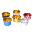 thumbnail image 4 of CRAFTHROU 50PCS Greaseproof Muffin Baking Cups Muffin Paper Cups Random Color Disposable for, 4 of 4