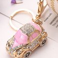 thumbnail image 2 of LYMAYTER Bling Keychain For Keys Fashion Accessories - Creative Car - shaped Rhinestones - inlaid Keychain, 2 of 6