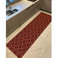 thumbnail image 4 of The Shining Rug, Red Rugs, Trendy Rug, Modern Rug, Cool Rug, Hallway Rug, Geometric Rug, Non-Slip Carpet, Front Door Rug, Gift Decor Rug, 5.9'x9.2' - 180x280 cm, 4 of 9