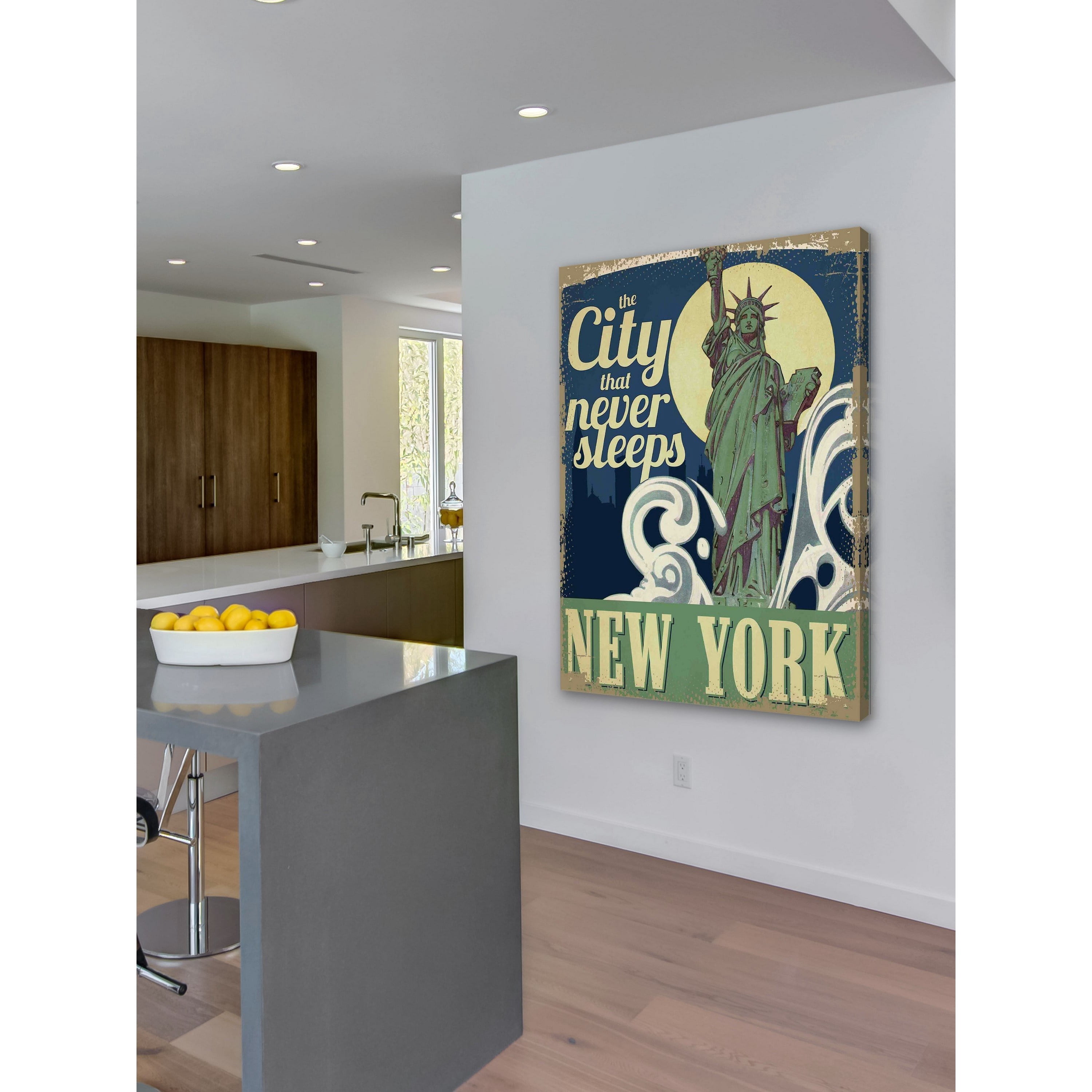 Marmont Hill "The City that Never Sleeps" Painting Print on Canvas