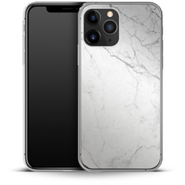 Apple iPhone 12 Pro - Mármol blanco de caseable Designs, funda de silicona para teléfono caseable TC12PXX801031XXAPIP2P