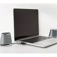 thumbnail image 6 of Stereo 2.0 Speakers for PC or Laptop with Volume Control, 3.5mm Aux input, USB-Powered, 1 Pair, Silver, 6 of 6