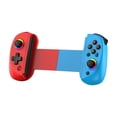 thumbnail image 1 of D8 Manette de Jeu Télescopique Sans Fil Extensible Compatible pour Téléphone Switch Console Bleu Rouge, 1 of 5