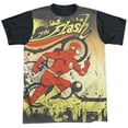 thumbnail image 1 of DC Comics Men's  Just Passing Through Sublimation T-shirt White, 1 of 4