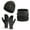 Dark Gray, variant on SPRING PARK 3Pcs/Set Unisex Men Women Universal Winter Outdoor Keep Warm Thick Soft Plush Beanie Hat + Scarf + Gloves Set