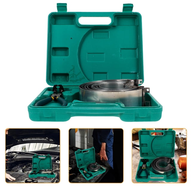 KAKOWELY Kit d'Installation de Piston pour Voiture Kit d'Installateur de Piston Anneau Acier Vanadium Réparation Automobile 1 Ensemble