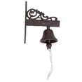 thumbnail image 2 of MasteelfCA Wall Hanging Bell Iron Doorbell Welcome Sign Retro Style Manually Shaking Doorbell, 2 of 8