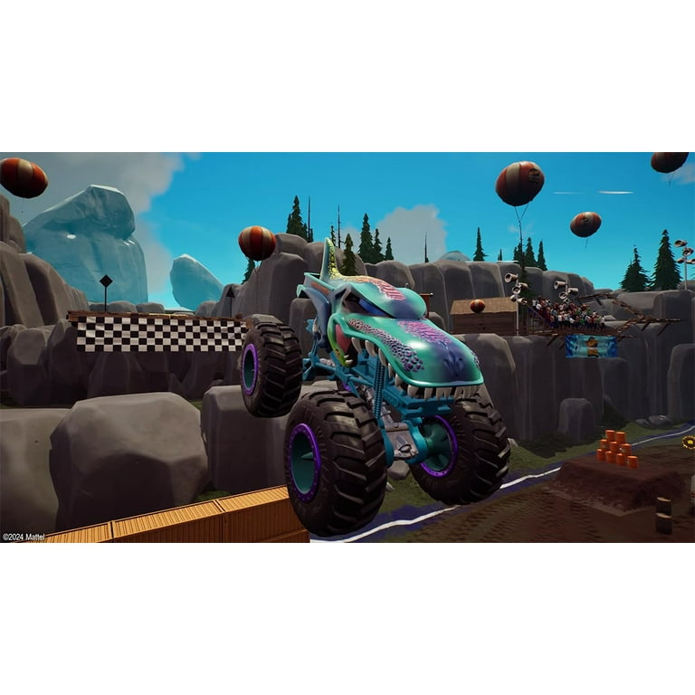 Free Shipping! GameMill Hot Wheels Monster Trucks Stunt Mayhem
