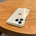 thumbnail image 3 of for iPhone 15 Pro Max Phone Case 6.7 inch, Aesthetic Trendy for Women Girls, Shockproof Transparent Soft TPU Beige, 3 of 6