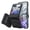 Black, variant on Oupeigar for Motorola Razr Ultra 2025/Razr Ultra 2026 Armor Case [Non-Slip Texture][Rugged Hinge Protection][Fast Wireless Charging] Durable Rugged Case-Red